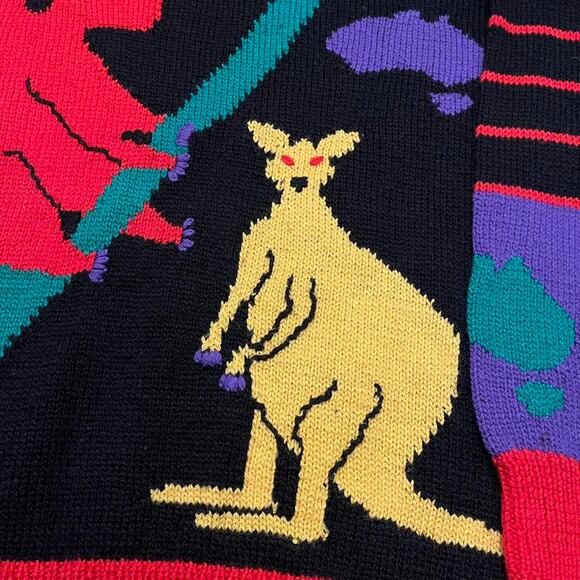Vintage Australia Koala & Kangaroo Graphic Sweater - Picture 8 of 8